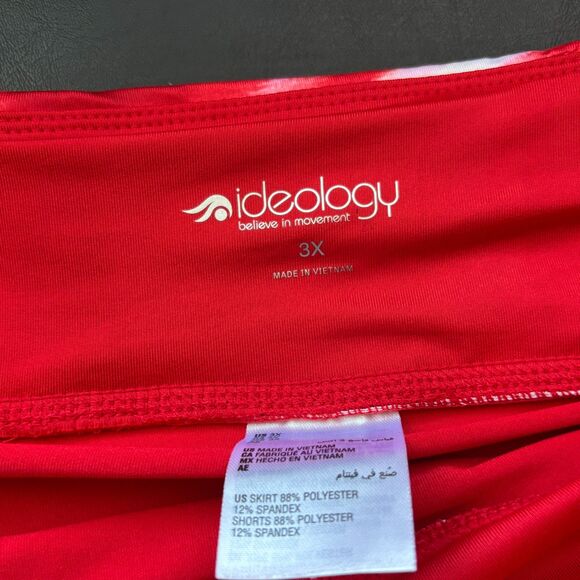 Id Ideology Women's Twist Flounce Skort Pickleball Tennis Plus Size Women's 3X - Picture 9 of 11